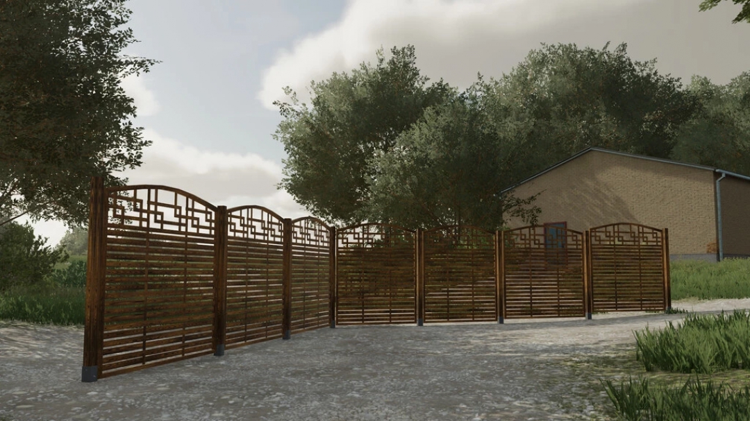 Decorative Wooden Fence v1.0.0.0