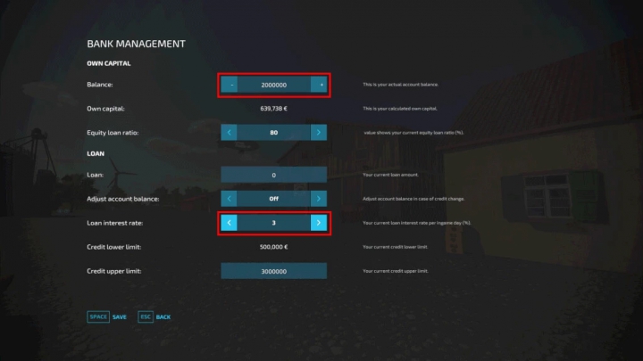 fs22-mods, Bank Management v1.0.2.0