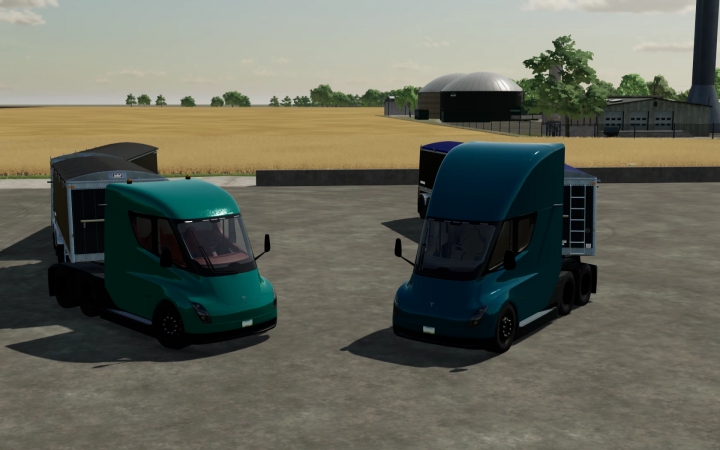 fs22-mods, EDM FS22 TESLA SEMI TRUCK V1.1