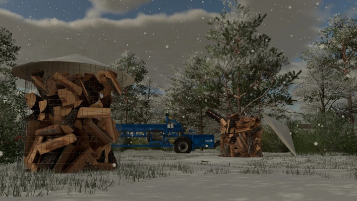 Image: Round Firewood Storage v1.0.0.0