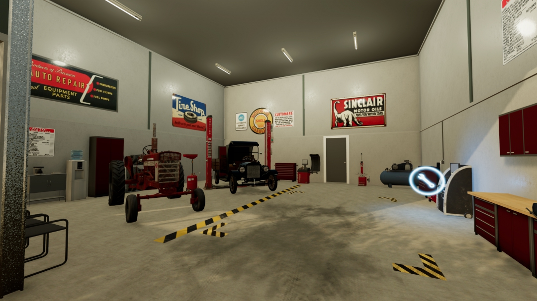 Automotive Center – Workshop- FS22 - By OKUSEDMODS