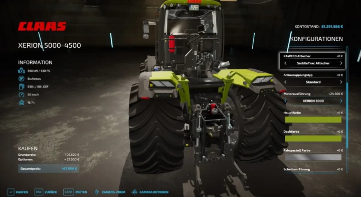 Image: Claas Xerion 5000 VC2.0 v1.1.0.4 6