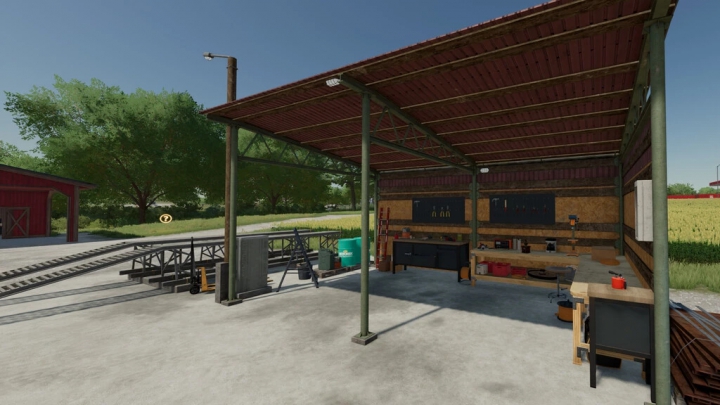 fs22-mods, Old Shed With Workshop Trigger v1.0.0.0