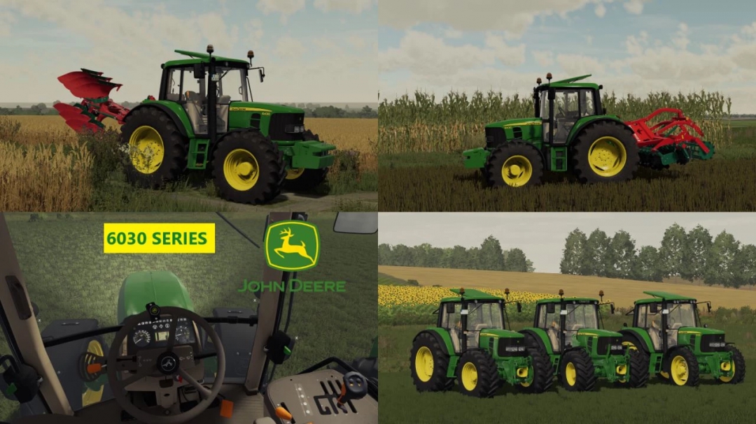 John Deere 6030 Series 4 cylinders v1.0.1.1