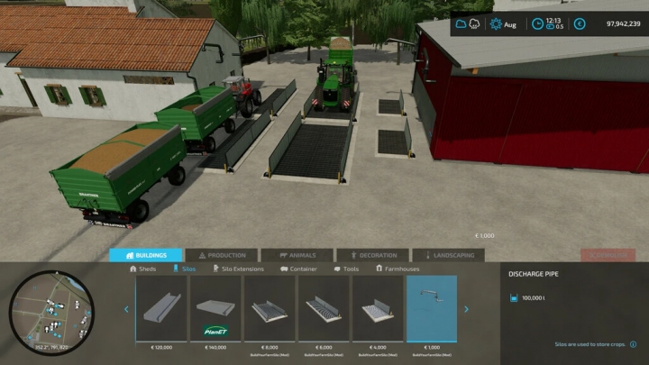 fs22-mods, Build Your Farm Silo v1.0.1.0