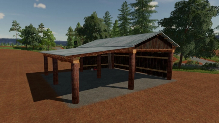 fs22-mods,  Small Wooden Shelter v1.0.0.0