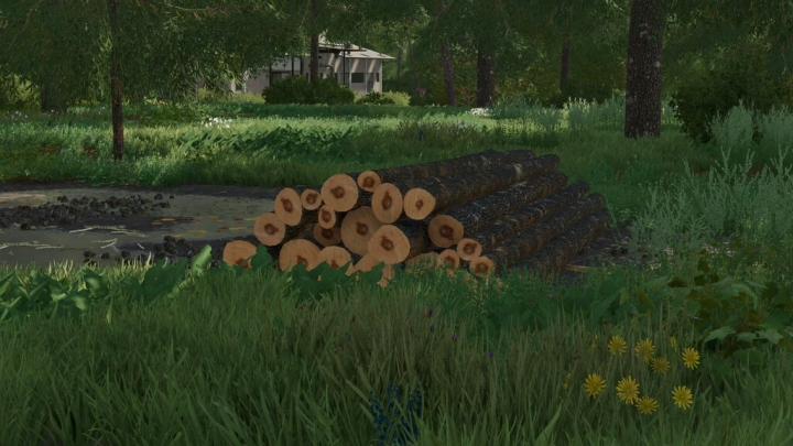 fs22-mods, Wooden Pile Prefab v1.0.0.0