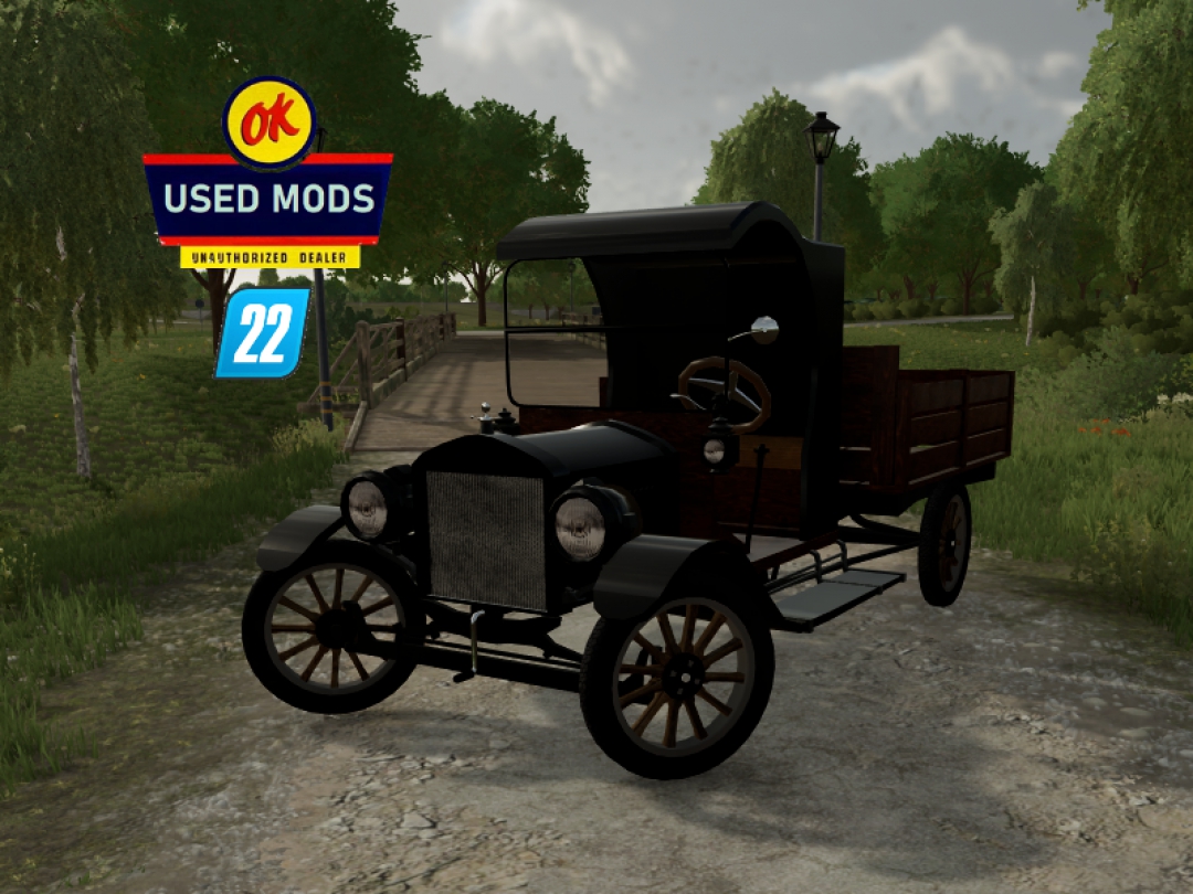 Old Truck – Model T Flat bed-  FS22 - By OKUSEDMODS