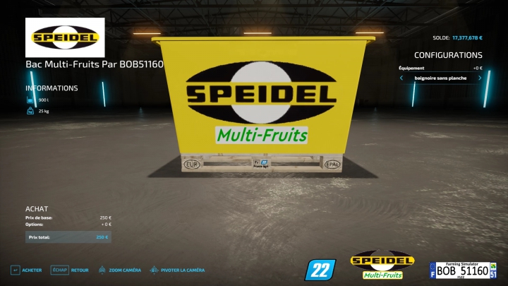 Image: FS22 Bac Multi Fruits By BOB51160 v1.0.0.0 8