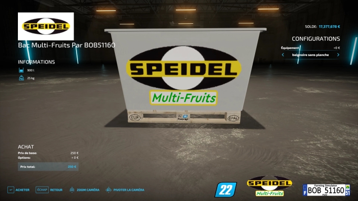 Image: FS22 Bac Multi Fruits By BOB51160 v1.0.0.0 9