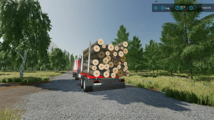 Image: FS22 Wood Trailer v1.0.0.0 0