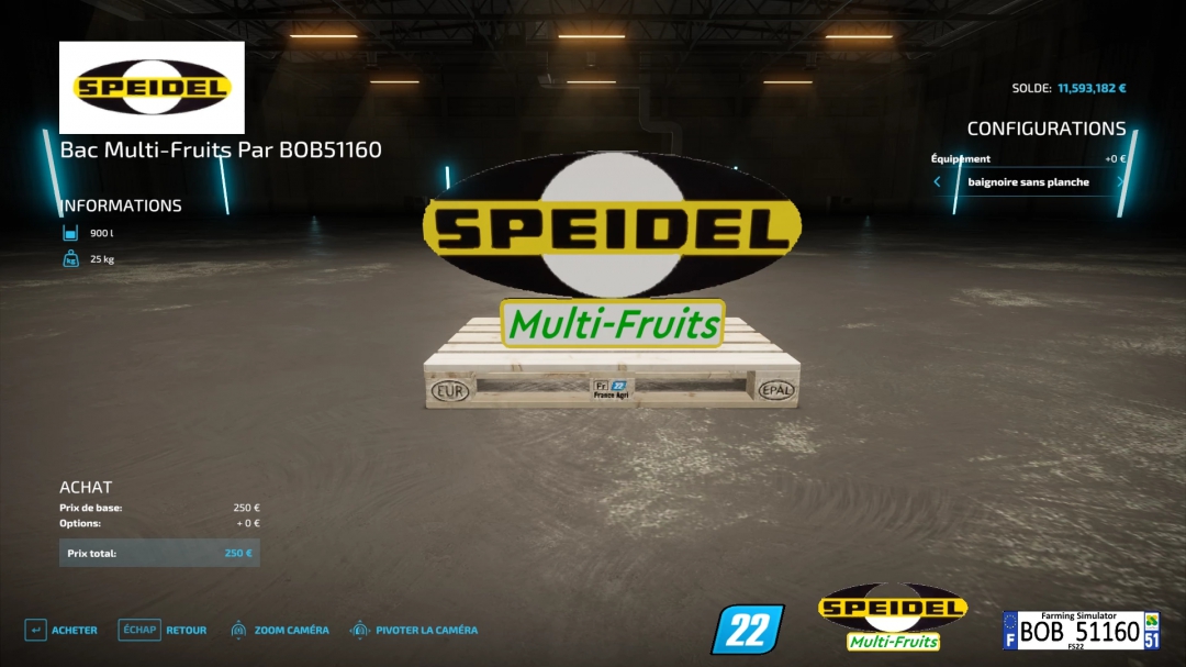 FS22 Bac Multi Fruits By BOB51160 v1.0.0.0