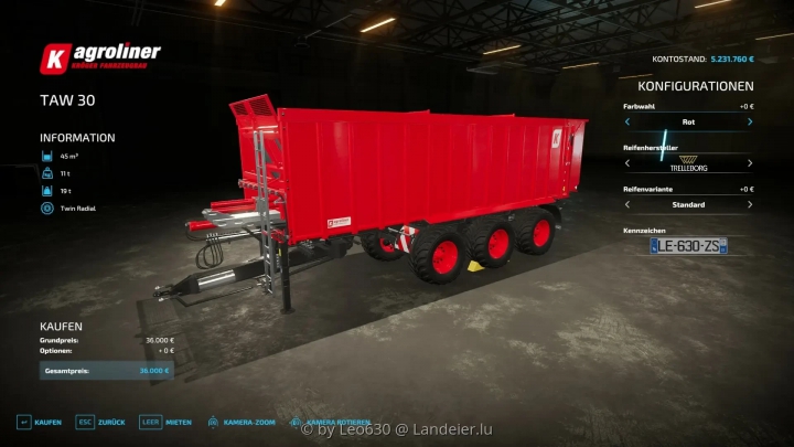 Image: Kroeger Agroliner TAW 30 v1.0.0.0 3