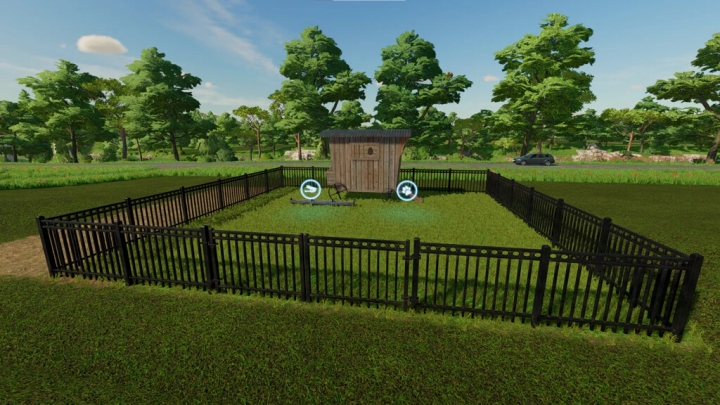 Image: Small Wooden Chicken Coop With Enclosure v1.0.0.1 2