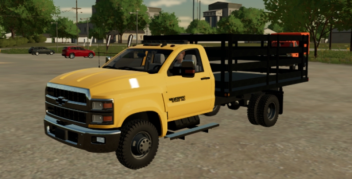 Trending mods today: FS22 mods Chevy_550flatbed_FS22