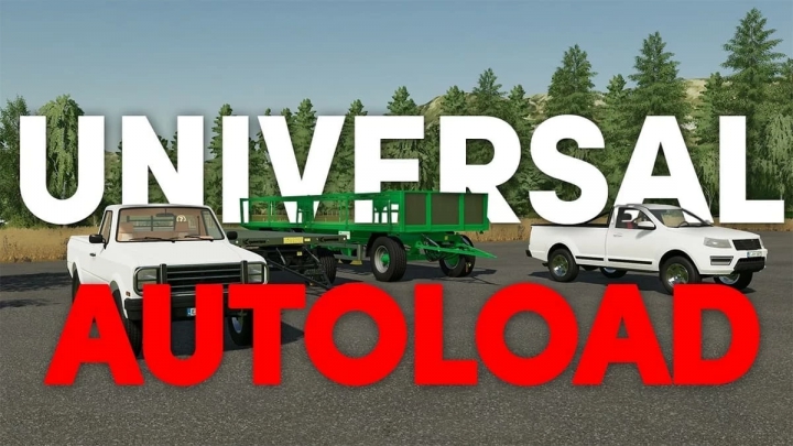 Image: FS22 Universal Autoload Wood included v1.2.4.6 0