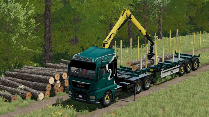 Image: MAN TGX Forest Semi-Truck v2.0.0.0 4