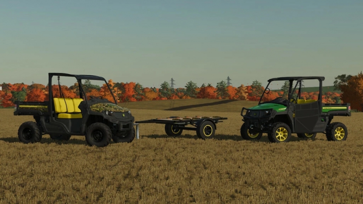 Image: John Deere XUV865E And Cargo Cart v2.0.0.0 0