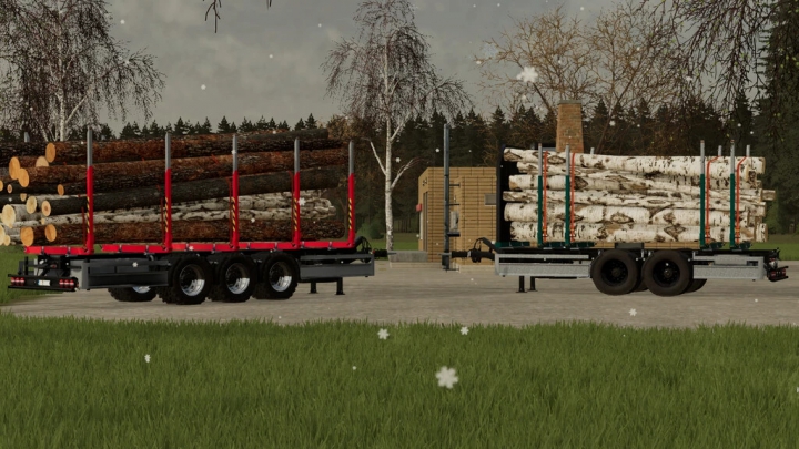 fs22-mods, Lizard Short Wood Trailer Pack v1.0.1.0