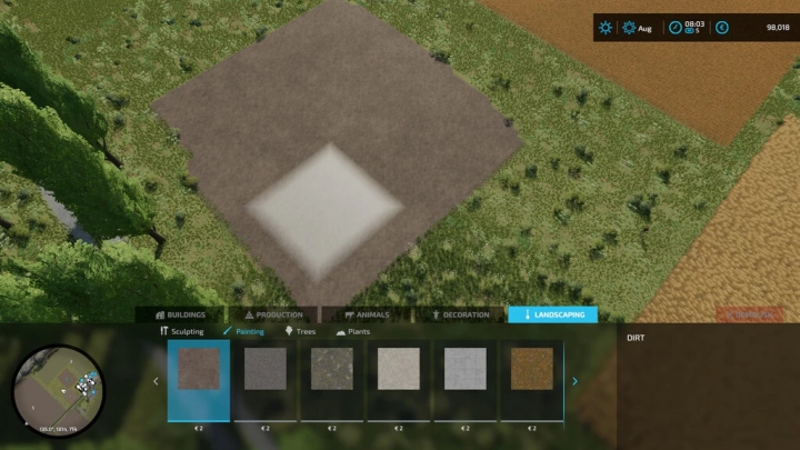 fs22-mods,  Paintable Field (Prefab) v1.1.0.0