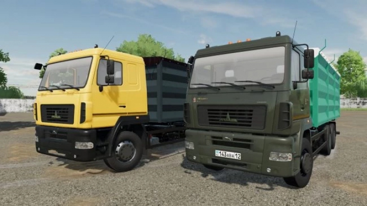 Image: MAZ 6501A8 truck and a MAZ 856103 trailer v1.0.0.0 1