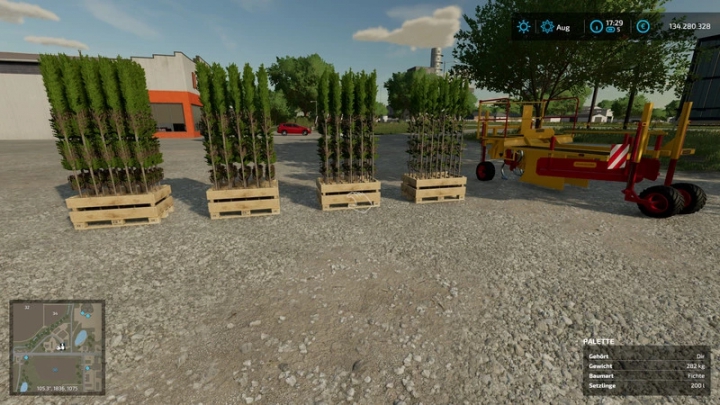 fs22-mods,  Optimized Damcon PL-75 + larger tree seedling pallets v1.0.0.0