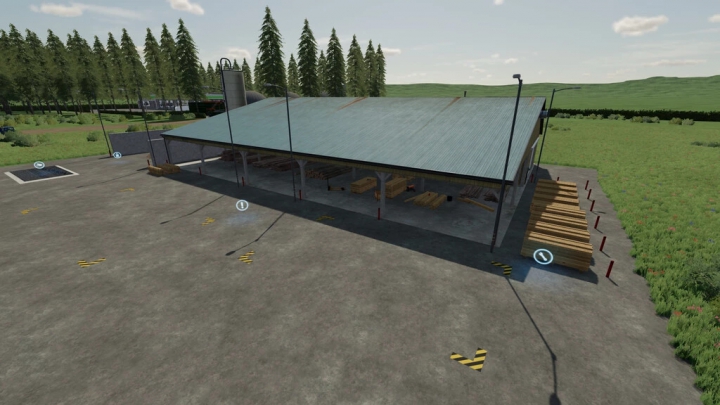 fs22-mods, Custom Production Saw Mill v1.0.0.0