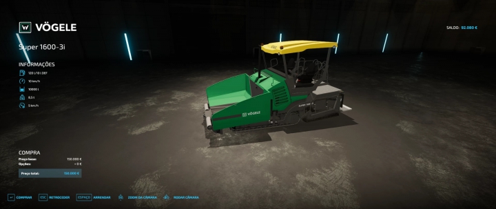 fs22-mods, FS22 VOGELE 1600_3I v2.0