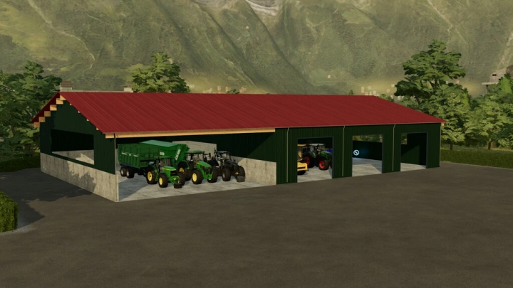 fs22-mods, Machineshed With Workshop v1.0.0.0