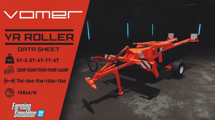 Image: VOMER VR-ROLLER v1.0.0.0