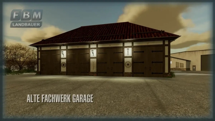 fs22-mods, Old Half Timbered Garage v1.0.1.0