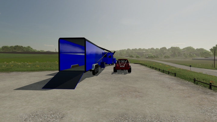 fs22-mods,  Triaxle Enclosed Trailer