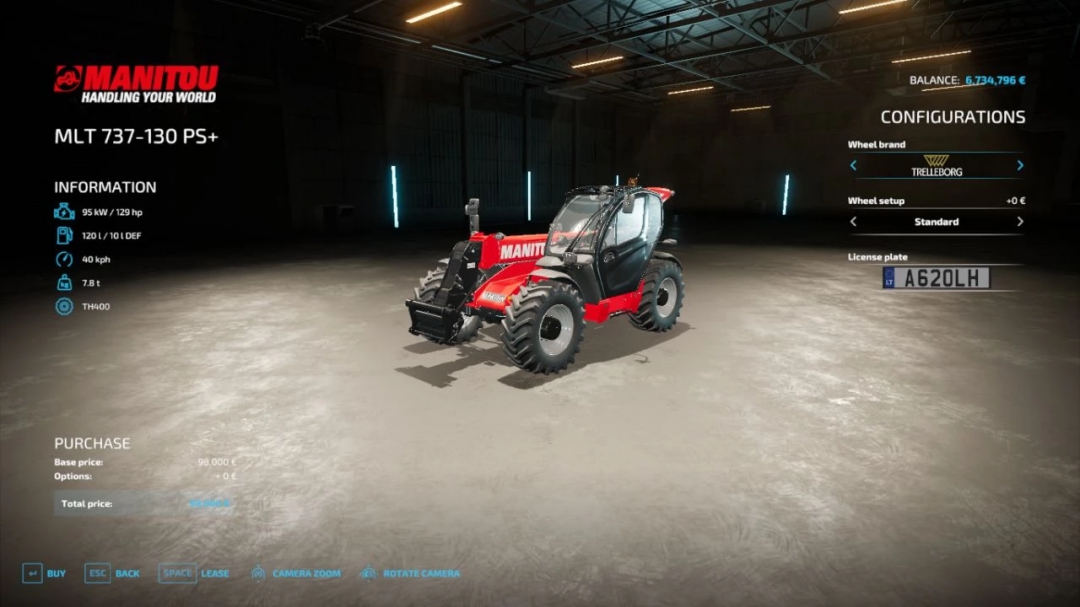 Manitou MLT 737-130 PS+ Edit v1.0.0.0