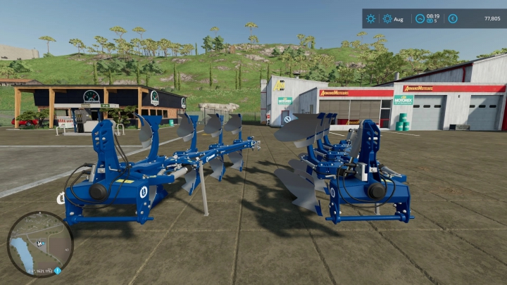 fs22-mods,  FS22 OVERUM PLOWS PACK v1.0.0.0