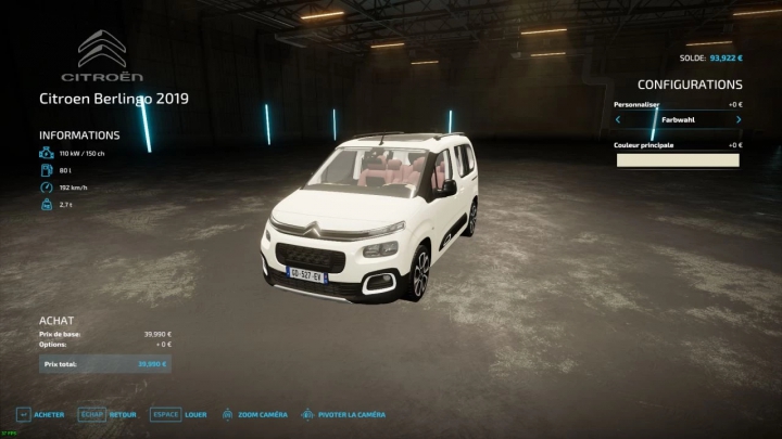 Image: Citroën Berlingo 2019 v1.0.0.0 1