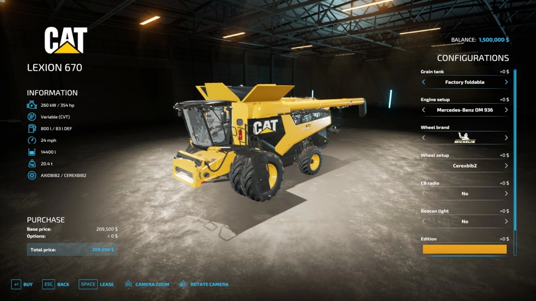 CATERPILLAR LEXION 670 V1.0.0.1