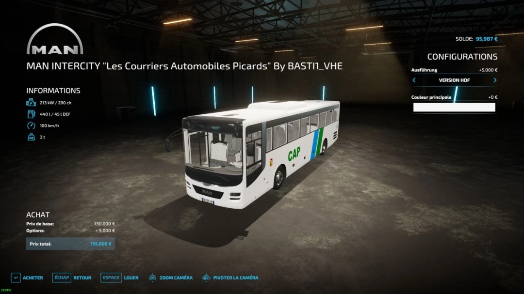 Man Intercity Les Courriers Automobiles Picards v1.0.0.0