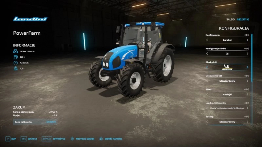 FS22 Landini PowerFarm v1.0.0.0