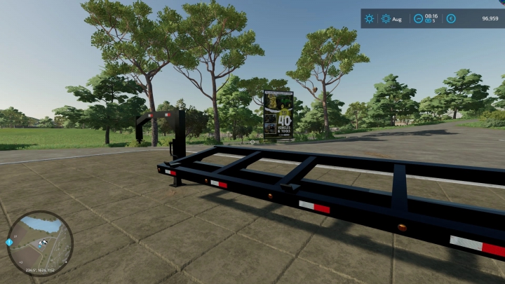 Image: FS22 Maurer Gooseneck Header trailer v1.0.0.0 5