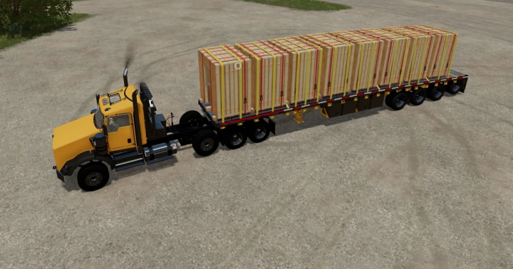 fs22-mods,  REITNOUR BIG BUBBA FLATBED V1.1.0.2