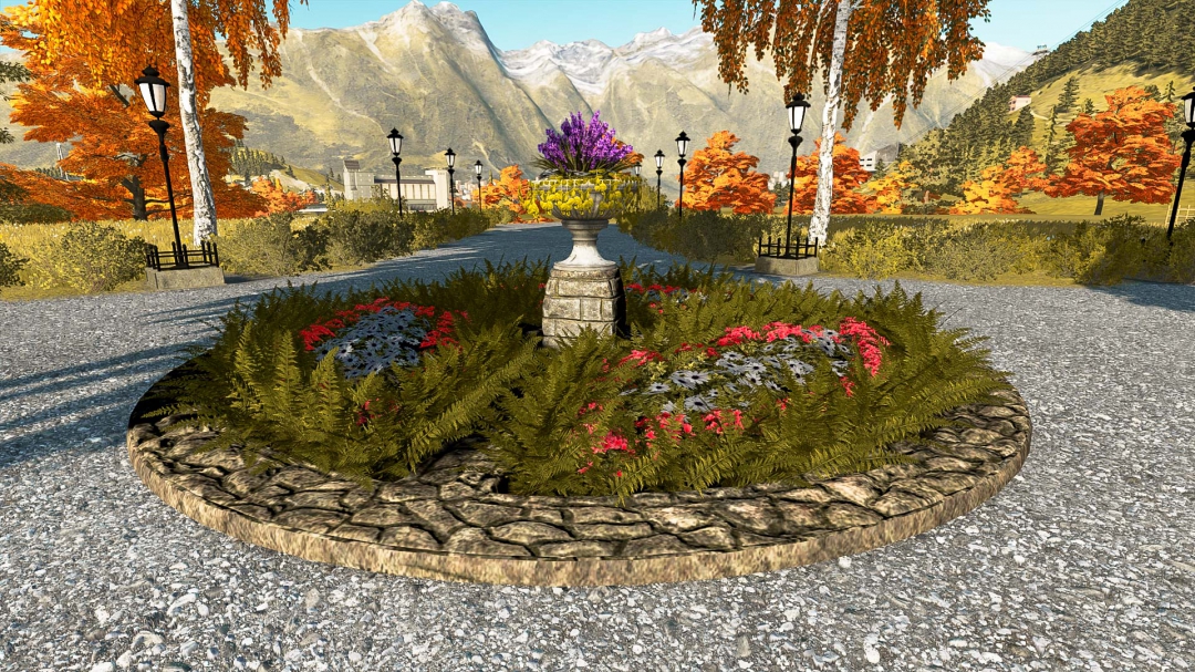 Round Flower Bed