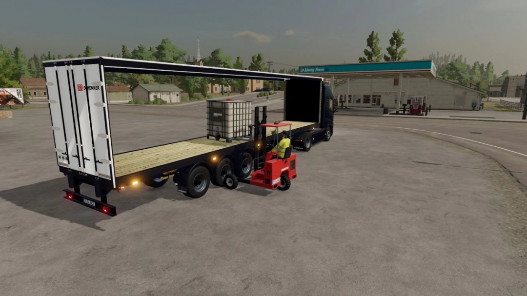 Trailer with forklift v1.0.0.0