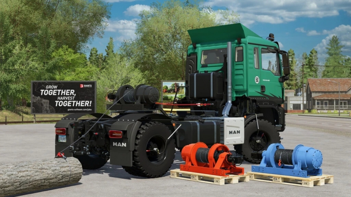 fs22-mods,  TLX Fifth Wheel Winch v1.0.0.0