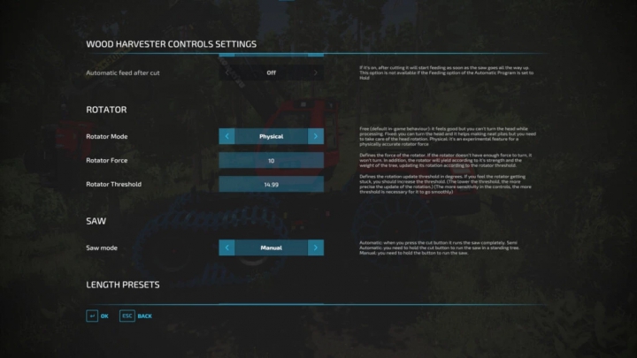 fs22-mods,  Wood Harvester Controls v1.2.0.0