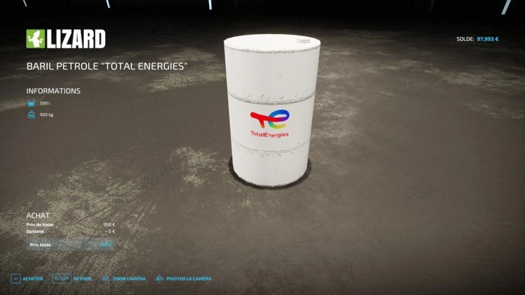 Barrel of oil Total Energies v2.0.0.0