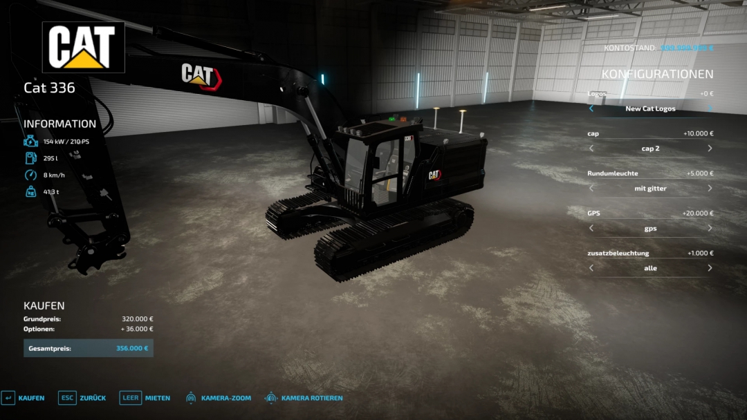 Cat 336 next gen black beauty (Forst) v1.0.0.0