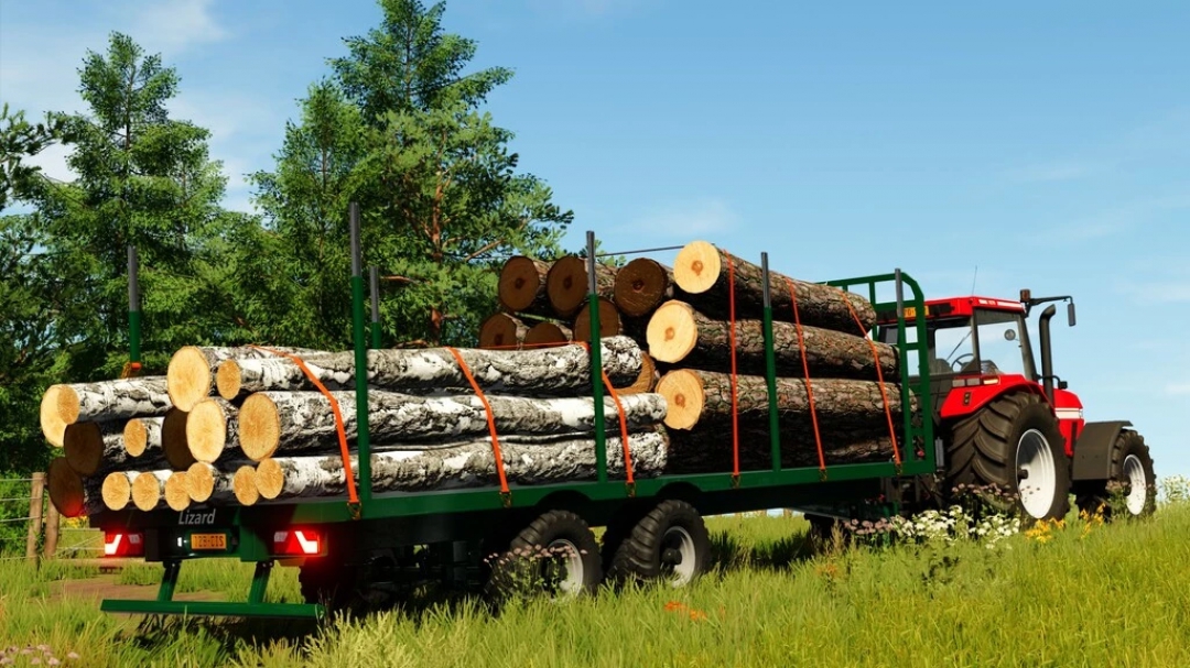 Lizard 28FT Timber Trailer v1.0.0.0