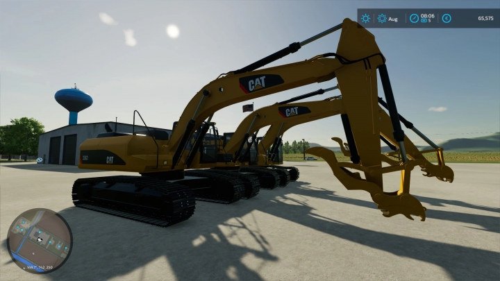 Mod Network Cat 30 Ton Excavator Pack V1000 Fs22 Mods 6781