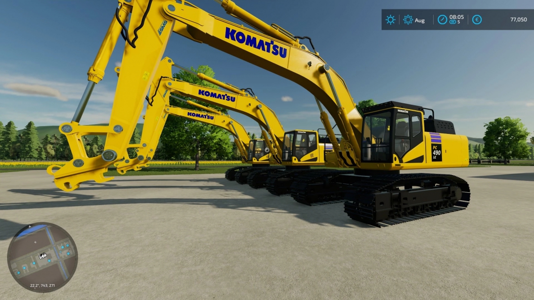 Komatsu 11 Large Excavators v1.0.0.0