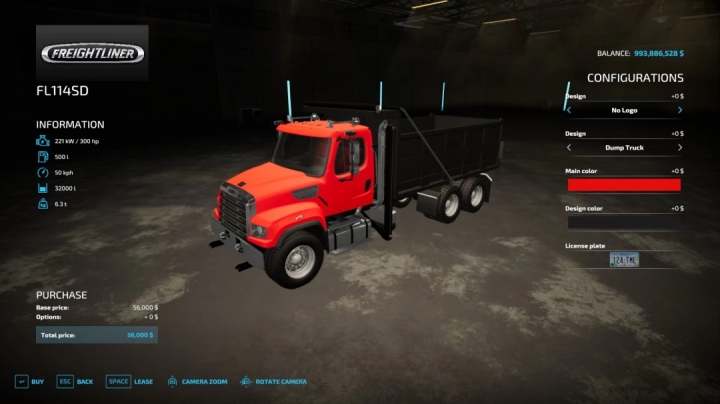 Freightliner fl114sd Converted v1.0.0.0